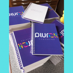 Caderno 60 Folhas Espiral Sulfite 75g 10x15cm Colorido Capa Triplex BOPP Brilho ou Fosco 
