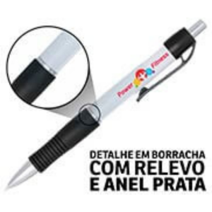 Caneta Plástica Stilo com Impressão Colorida  14x2cm    