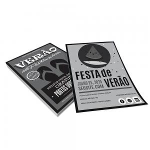 Panfletos, Flyers e Folhetos Apergaminhado 75g 30x42 Offset 75g 30x42cm 1x0 ou 1x1 Sem verniz Corte Reto Dobras para Folder