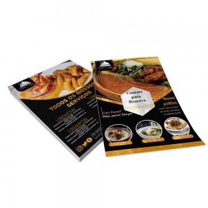 Panfletos, Flyers e Folhetos Couchê Fosco 170g 10x15 Couchê Fosco 170g 10x15cm 4x4 Verniz Localizado Frente e Verso Corte Reto Vinco